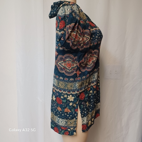 Norton McNaughton Blue and Brown Long Sleeve Button Down Shirt Size 10P - Picture 9 of 15